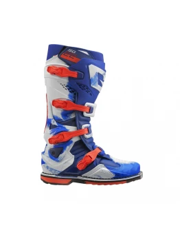 Cizme moto cross / enduro GAERNE SG-22 Hurricane - Albastru/Portocaliu/Alb