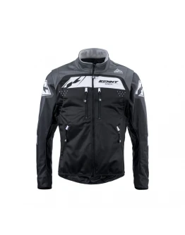 Geaca KENNY RACING Softshell - Negru,Gri,Alb