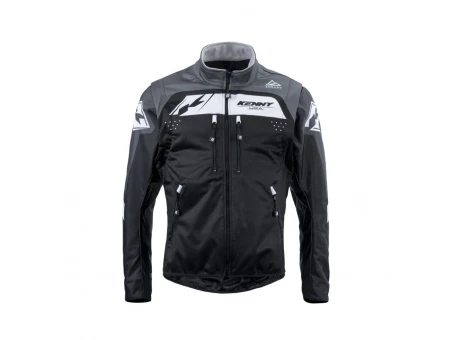 Geaca KENNY RACING Softshell - Negru/Gri/Alb