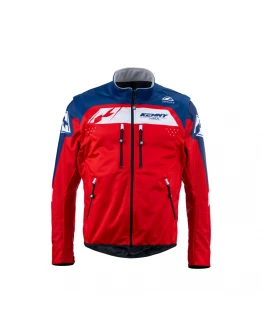 Geaca KENNY RACING Softshell - Rosu,Albastru,Alb