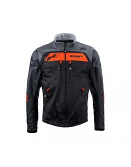 Geaca KENNY RACING Softshell - Negru,Portocaliu