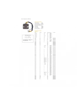 Regulator tensiune DZE KAWASAKI KZ900/1000 73-80, SUZUKI GS250/400/450/550/650/750/1000 (ESR100,ESR090)