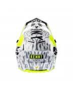 Casca cross-enduro KENNY RACING PERFORMANCE MIPS STONE - Negru/Alb/Galben