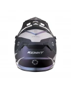 Casca cross-enduro KENNY RACING TRACK PRISM - Gri/Albastru/Visiniu
