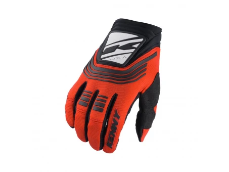 Manusi KENNY RACING Cross/Enduro Titanium - Rosu/Negru/Alb