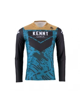 Tricou Cross/Enduro KENNY RACING Performance Stone - Albastru,Gri,Negru
