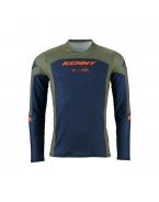 Tricou Cross/Enduro KENNY RACING Performance - Albastru/Verde