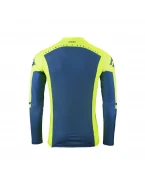Tricou Cross/Enduro KENNY RACING Performance - Albastru/Galben fluor