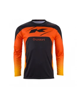 Tricou Kenny Racing Cross/Enduro Model Track Kid/Junior Neon Force  - Negru,Portocaliu
