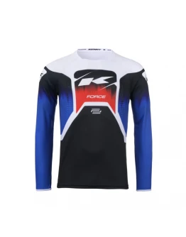 Tricou Kenny Racing Cross/Enduro Model Force Spring/Summer - Negru/Albastru/Alb	