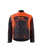 Geaca Kenny Racing Adventure/Enduro Model Track - Negru/Gri/Portocaliu