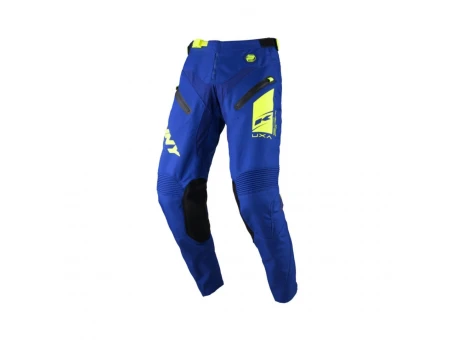Pantaloni Kenny Racing Cross/Enduro Model Titanium Premium - Albastru/Galben fluo
