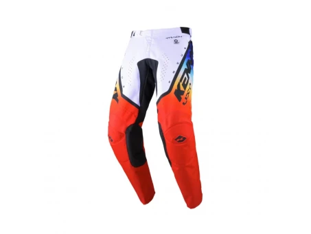Pantaloni Cross/Enduro Kenny Racing TRACK FOCUS - Rosu/Albastru/Alb