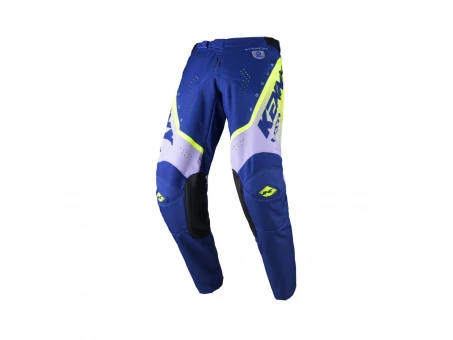 Pantaloni Cross/Enduro Kenny Racing TRACK FOCUS - Albastru/Gri/Galben
