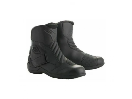 Ghete moto ALPINESTARS NEW LAND DRYSTAR HONDA - Negru/Rosu