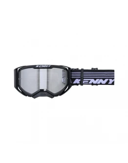 Ochelari motocross KENNY Racing Performance Level 1 - Negru/Alb