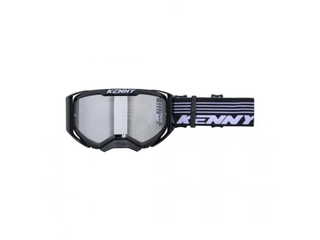 Ochelari motocross KENNY Racing Performance Level 1 - Negru/Alb | 251-0702010-09