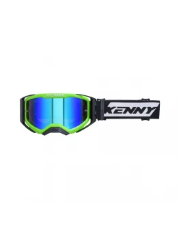 Ochelari cross-enduro KENNY RACING PERFORMANCE EVO 2 Neon Gren - Verde/Negru/Alb	