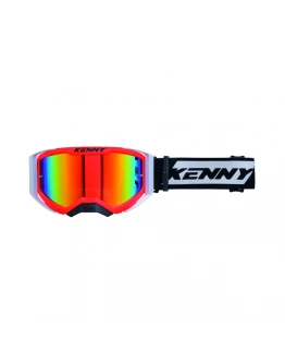 Ochelari cross-enduro KENNY RACING PERFORMANCE EVO 2 Neon Red - Rosu/Negru/Alb	