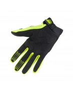 Manusi KENNY RACING Cross/Enduro TRACK - Negru/Alb/Galben fluor