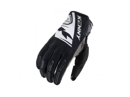 Manusi KENNY RACING Cross/Enduro Performance - Negru/Alb