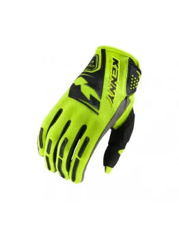 Manusi KENNY RACING Cross/Enduro Performance - Negru,Galben fluor