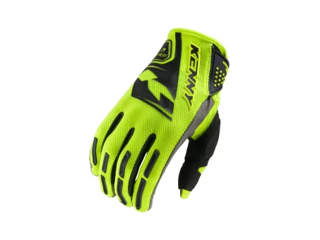 Manusi KENNY RACING Cross/Enduro Performance - Negru/Galben fluor