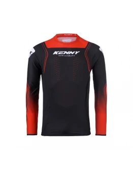 Tricou Cross/Enduro KENNY RACING Titanium - Negru/Rosu