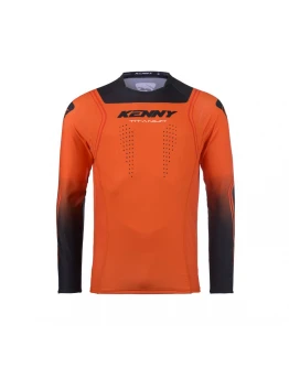 Tricou Cross/Enduro KENNY RACING Titanium - Portocaliu/Negru