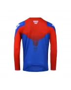 Tricou Cross/Enduro KENNY RACING Titanium - Albastru/Rosu