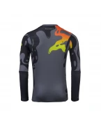 Tricou Cross/Enduro KENNY RACING Performance - Gri/Negru/Galben/Rosu