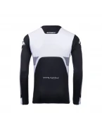Tricou Cross/Enduro KENNY RACING Track FOCUS - Negru/Alb/Gri