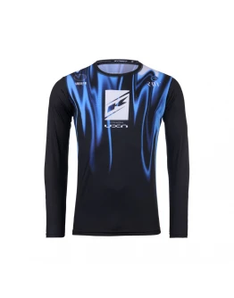 Tricou Cross/Enduro KENNY RACING Raw Force - Negru/Albastru/Alb