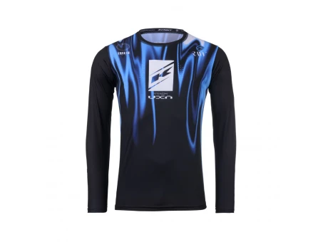 Tricou Cross/Enduro KENNY RACING Raw Force - Negru/Albastru/Alb