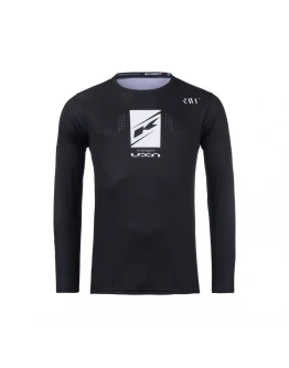 Tricou Cross/Enduro KENNY RACING Raw Force - Negru/Alb