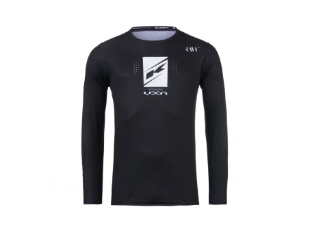 Tricou Cross/Enduro KENNY RACING Raw Force - Negru/Alb
