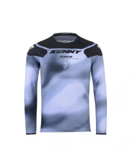 Tricou Cross/Enduro KENNY RACING Force Fog - Negru/Gri