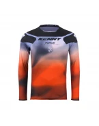Tricou Cross/Enduro KENNY RACING Force Fog - Portocaliu/Negru/Gri