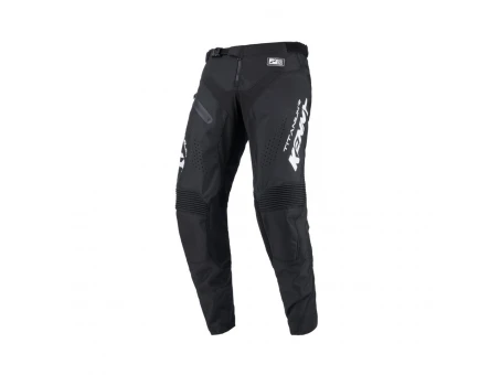 Pantaloni Cross/Enduro Kenny Racing TITANIUM - Negru/Alb