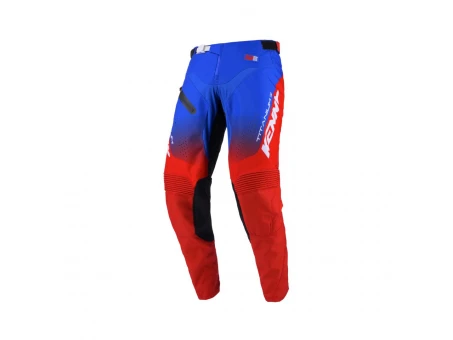 Pantaloni Cross/Enduro Kenny Racing TITANIUM - Rosu/Albastru/Alb