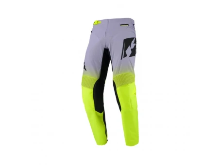 Pantaloni Kenny Racing Cross/Enduro Model Performance Gradient - Gri/Negru/Galben fluo
