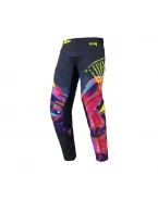 Pantaloni Kenny Racing Cross/Enduro Performance Brush - Albastru/Rosu/Galben | 251-6102011
