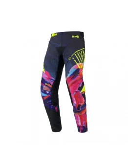 Pantaloni Kenny Racing Cross/Enduro Performance Brush - Albastru/Rosu/Galben