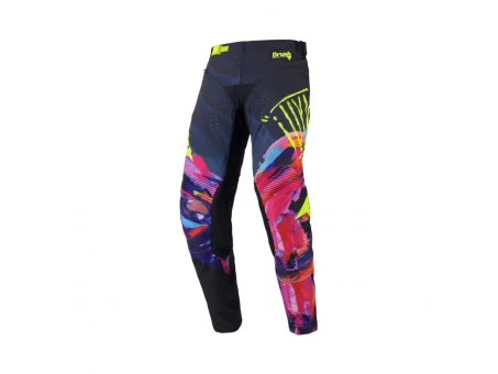 Pantaloni Kenny Racing Cross/Enduro Performance Brush - Albastru/Rosu/Galben | 251-6102011
