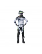 Pantaloni Cross/Enduro Kenny Racing Force Fog - Negru/Verde/Alb