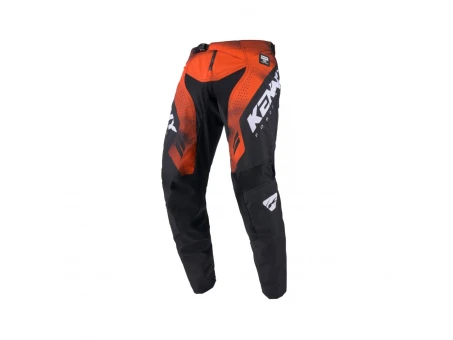 Pantaloni Cross/Enduro Kenny Racing Force Fog - Negru/Portocaliu/Alb