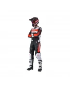 Pantaloni Cross/Enduro Kenny Racing TRACK FOCUS - Negru/Alb/Rosu