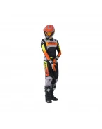 Pantaloni Cross/Enduro Kenny Racing TRACK FOCUS - Negru/Gri/Rosu