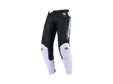Pantaloni Cross/Enduro Kenny Racing TRACK FOCUS - Negru/Alb/Gri