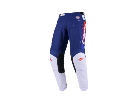 Pantaloni Cross/Enduro Kenny Racing TRACK FOCUS - Albastru/Alb/Rosu